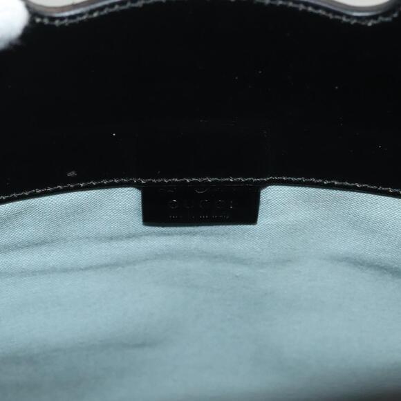 GUCCI Hand Bag Suede Light Blue Black 002 002 - Picture 16 of 16
